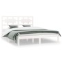 Estructura de cama madera maciza blanco Super King 180x200 cm de vidaXL, Camas y somieres - Ref: Foro24-3107369, Precio: 150,...