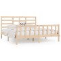 Solid wood bed frame 180x200 cm by vidaXL, Beds and slatted bases - Ref: Foro24-3107628, Price: 164,00 €, Discount: %