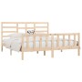 Solid wood bed frame 180x200 cm by vidaXL, Beds and slatted bases - Ref: Foro24-3107628, Price: 164,00 €, Discount: %