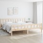 Estructura de cama de madera maciza 160x200 cm de vidaXL, Camas y somieres - Ref: Foro24-810689, Precio: 124,15 €, Descuento: %