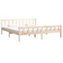 Estructura de cama de madera maciza 160x200 cm de vidaXL, Camas y somieres - Ref: Foro24-810689, Precio: 124,24 €, Descuento: %