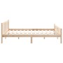 Estructura de cama madera maciza 120x200 cm de vidaXL, Camas y somieres - Ref: Foro24-810674, Precio: 105,95 €, Descuento: %