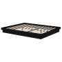 Estructura de cama de madera maciza negra 160x200 cm de vidaXL, Camas y somieres - Ref: Foro24-819921, Precio: 294,99 €, Desc...