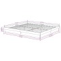 Estructura de cama de madera maciza negra 160x200 cm de vidaXL, Camas y somieres - Ref: Foro24-819921, Precio: 294,99 €, Desc...