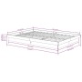 Estructura de cama de matrimonio madera maciza 135x190 cm de vidaXL, Camas y somieres - Ref: Foro24-819947, Precio: 107,99 €,...