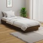 Estructura de cama madera maciza marrón miel 75x190 cm de vidaXL, Camas y somieres - Ref: Foro24-819935, Precio: 95,81 €, Des...