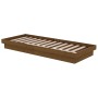 Honey brown solid wood bed frame 75x190 cm by vidaXL, Beds and slatted bases - Ref: Foro24-819935, Price: 95,81 €, Discount: %