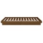 Honey brown solid wood bed frame 75x190 cm by vidaXL, Beds and slatted bases - Ref: Foro24-819935, Price: 95,81 €, Discount: %