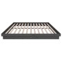 Estructura de cama madera maciza gris 200x200 cm de vidaXL, Camas y somieres - Ref: Foro24-819929, Precio: 215,83 €, Descuent...