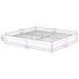 Estructura de cama madera maciza gris 200x200 cm de vidaXL, Camas y somieres - Ref: Foro24-819929, Precio: 215,83 €, Descuent...