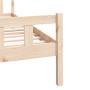 Estructura de cama de madera maciza 90x200 cm de vidaXL, Camas y somieres - Ref: Foro24-810664, Precio: 74,27 €, Descuento: %