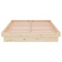 Estructura de cama doble pequeña madera maciza 120x190 cm de vidaXL, Camas y somieres - Ref: Foro24-819942, Precio: 141,42 €,...