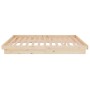 Estructura de cama doble pequeña madera maciza 120x190 cm de vidaXL, Camas y somieres - Ref: Foro24-819942, Precio: 141,42 €,...