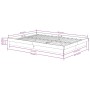 Estructura de cama doble pequeña madera maciza 120x190 cm de vidaXL, Camas y somieres - Ref: Foro24-819942, Precio: 141,42 €,...