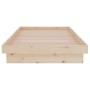 Estructura de cama madera maciza 90x190 cm de vidaXL, Camas y somieres - Ref: Foro24-819937, Precio: 138,84 €, Descuento: %