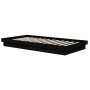 Estructura de cama madera maciza negra 100x200 cm de vidaXL, Camas y somieres - Ref: Foro24-819901, Precio: 107,99 €, Descuen...