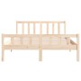 Estructura de cama madera maciza 120x190 cm de vidaXL, Camas y somieres - Ref: Foro24-810649, Precio: 114,44 €, Descuento: %