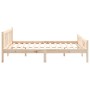 Estructura de cama madera maciza 120x190 cm de vidaXL, Camas y somieres - Ref: Foro24-810649, Precio: 114,44 €, Descuento: %