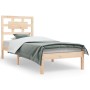 Estructura de cama madera maciza de pino 100x200 cm de vidaXL, Camas y somieres - Ref: Foro24-3107343, Precio: 91,55 €, Descu...