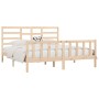 Estructura de cama de madera maciza de pino 200x200 cm de vidaXL, Camas y somieres - Ref: Foro24-3107633, Precio: 138,22 €, D...