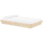 Estructura de cama madera maciza 120x200 cm de vidaXL, Camas y somieres - Ref: Foro24-819902, Precio: 210,99 €, Descuento: %