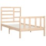 Estructura de cama madera maciza de pino 90x200 cm de vidaXL, Camas y somieres - Ref: Foro24-3107598, Precio: 92,30 €, Descue...