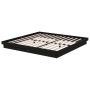 Estructura de cama de madera maciza negro 200x200 cm de vidaXL, Camas y somieres - Ref: Foro24-819931, Precio: 224,99 €, Desc...