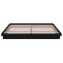 Estructura de cama de madera maciza negro 200x200 cm de vidaXL, Camas y somieres - Ref: Foro24-819931, Precio: 224,99 €, Desc...