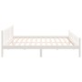 Estructura de cama madera maciza blanca 200x200 cm de vidaXL, Camas y somieres - Ref: Foro24-810700, Precio: 143,87 €, Descue...