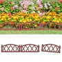 Garden edging 17 units PP red 10 m by vidaXL, Garden edging and edging - Ref: Foro24-318296, Price: 33,24 €, Discount: %