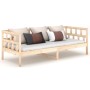 Solid pine wood sofa bed 80x200 cm by vidaXL, Beds and slatted bases - Ref: Foro24-820212, Price: 73,48 €, Discount: %