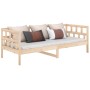 Solid pine wood sofa bed 80x200 cm by vidaXL, Beds and slatted bases - Ref: Foro24-820212, Price: 73,48 €, Discount: %