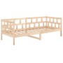 Solid pine wood sofa bed 80x200 cm by vidaXL, Beds and slatted bases - Ref: Foro24-820212, Price: 73,48 €, Discount: %