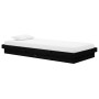 Black solid wood bed frame 90x200 cm by vidaXL, Beds and slatted bases - Ref: Foro24-819896, Price: 187,33 €, Discount: %