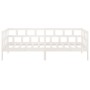 Sofá cama madera maciza de pino blanco 90x190 cm de vidaXL, Camas y somieres - Ref: Foro24-820218, Precio: 82,45 €, Descuento: %