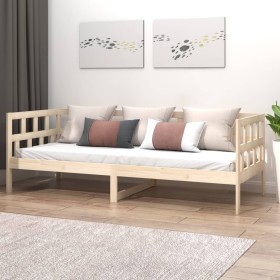 Schlafsofa aus massivem Kiefernholz, 90 x 200 cm von vidaXL, Betten und Lattenroste - Ref: Foro24-820207, Preis: 116,05 €, Ra...