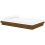 Estructura de cama madera maciza marrón miel 120x200 cm de vidaXL, Camas y somieres - Ref: Foro24-819905, Precio: 158,52 €, D...