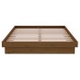 Estructura de cama madera maciza marrón miel 120x200 cm de vidaXL, Camas y somieres - Ref: Foro24-819905, Precio: 158,52 €, D...