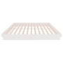 Estructura de cama madera maciza blanca 200x200 cm de vidaXL, Camas y somieres - Ref: Foro24-819928, Precio: 153,28 €, Descue...