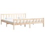 Solid wood bed frame 180x200 cm by vidaXL, Beds and slatted bases - Ref: Foro24-810694, Price: 133,99 €, Discount: %