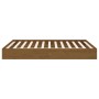 Honey brown solid wood bed frame 120x200 cm by vidaXL, Beds and slatted bases - Ref: Foro24-820050, Price: 106,99 €, Discount: %