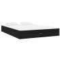 Estructura de cama de madera maciza negro 140x190 cm de vidaXL, Camas y somieres - Ref: Foro24-820086, Precio: 146,42 €, Desc...