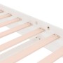 White solid wood bed frame 100x200 cm by vidaXL, Beds and slatted bases - Ref: Foro24-819898, Price: 105,38 €, Discount: %