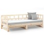 Removable sofa bed solid pine wood 2x(90x200) cm by vidaXL, Beds and slatted bases - Ref: Foro24-820222, Price: 206,75 €, Dis...