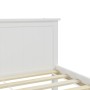 Solid pine wood bed frame 200x200 cm by vidaXL, Beds and slatted bases - Ref: Foro24-322187, Price: 223,33 €, Discount: %