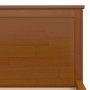 Solid pine wood bed frame honey brown 140x200 cm by vidaXL, Beds and slatted bases - Ref: Foro24-322191, Price: 101,91 €, Dis...