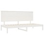 Solid white pine wood sofa bed 90x200 cm by vidaXL, Beds and slatted bases - Ref: Foro24-3108133, Price: 157,99 €, Discount: %