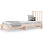 Removable sofa bed solid pine wood 2x(90x200) cm by vidaXL, Beds and slatted bases - Ref: Foro24-3108317, Price: 146,11 €, Di...