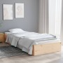 Estructura de cama madera maciza 75x190 cm de vidaXL, Camas y somieres - Ref: Foro24-820062, Precio: 69,99 €, Descuento: %