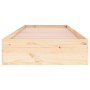 Estructura de cama madera maciza 75x190 cm de vidaXL, Camas y somieres - Ref: Foro24-820062, Precio: 69,99 €, Descuento: %